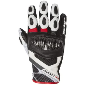 GUANTES SPIDI X4 COUPE NEGRO BLANCO ROJO