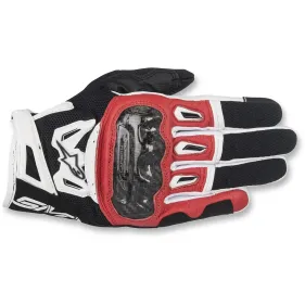 GUANTES ALPINESTARS SMX-2 AIR CARBON V2 NEGRO ROJO BLANCO