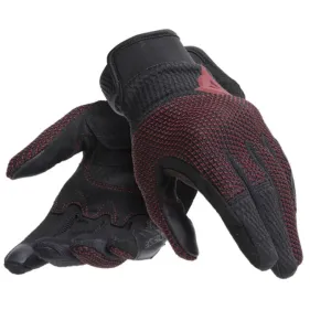 GUANTES DAINESE TORINO WOMAN LADY NEGRO APPLE-BUTTER (ROJO)