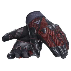 GUANTES DAINESE UNRULY ERGO-TEK NEGRO ROJO FLUOR