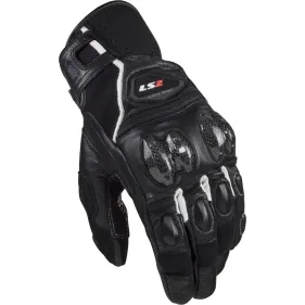 GUANTES LS2 SPARK 2 NEGRO BLANCO