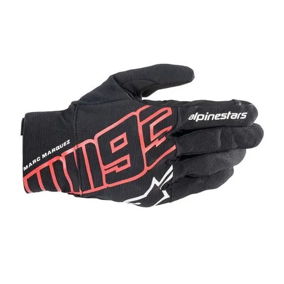 GUANTES ALPINESTARS MARC MARQUEZ ARAGON NEGRO ROJO