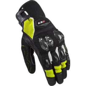 GUANTES LS2 SPARK 2 AIR MAN NEGRO AMARILLO FLUOR