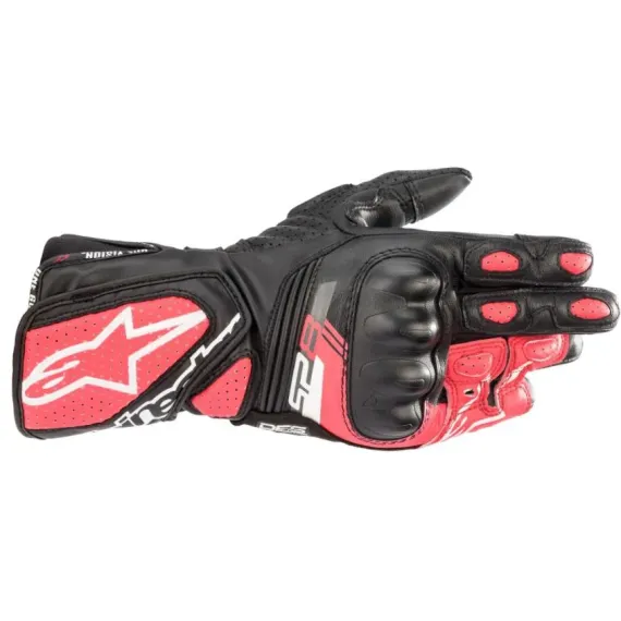 GUANTES ALPINESTARS STELLA SP-8 V3 LADY NEGRO BLANCO ROSA