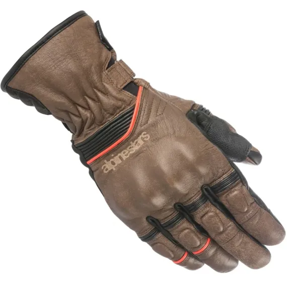 GUANTES ALPINESTARS CAFE DIVINE DS MARRON NEGRO