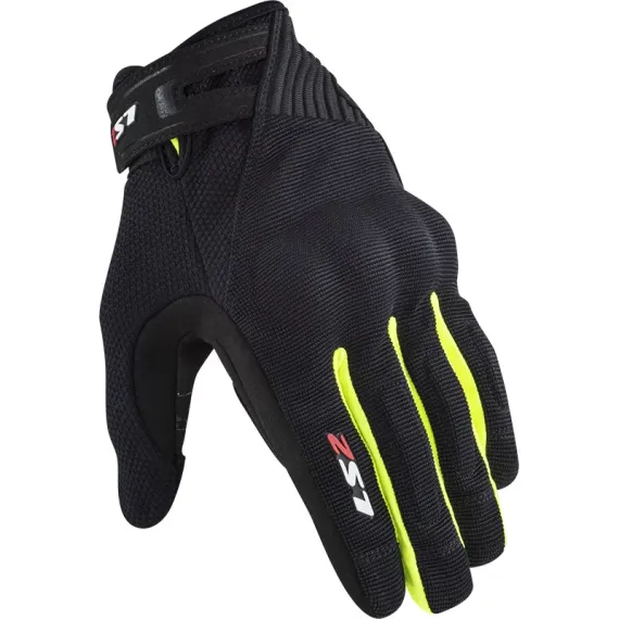 GUANTES LS2 DART II MAN NEGRO AMARILLO FLUOR