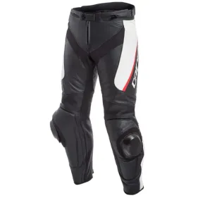 PANTALON DAINESE DELTA 3 NEGRO BLANCO ROJO