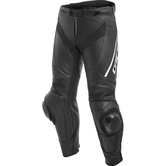 PANTALON DAINESE DELTA 3 PERFORADO NEGRO NEGRO BLANCO