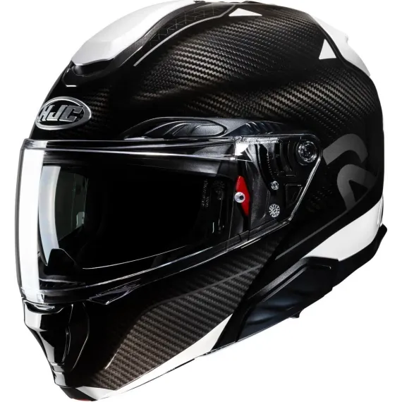 CASCO HJC RPHA 91 CARBON NOELA MC5 NEGRO BLANCO