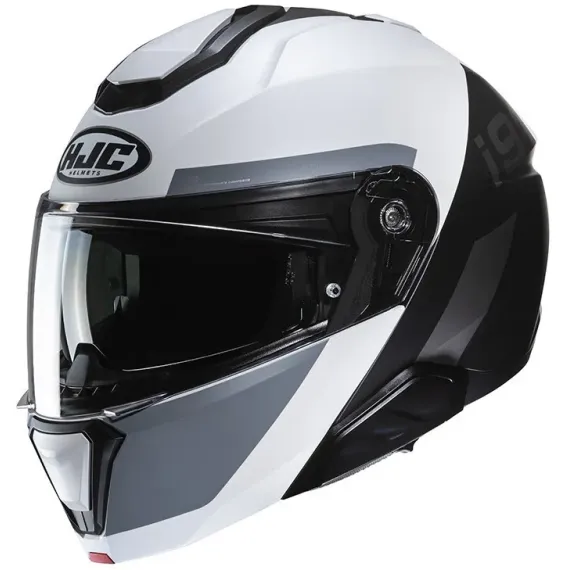 CASCO HJC I91 BINA MC5SF BLANCO MATE NEGRO GRIS