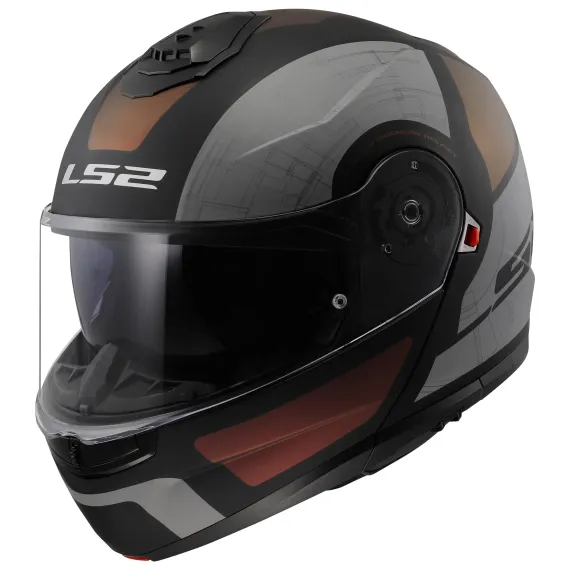 CASCO LS2 FF908 STROBE II ORION NEGRO MATE MORADO AZUL