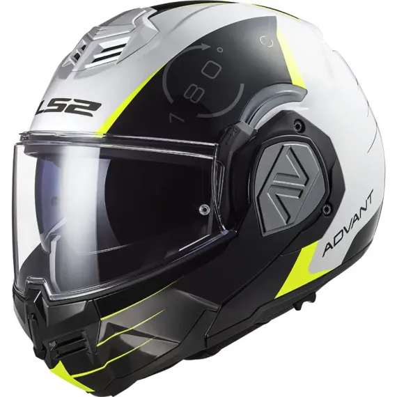 CASCO LS2 FF906 ADVANT 22.06 CODEX BLANCO NEGRO