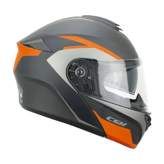 CASCO CGM BERLINO DRESDA ANTRACITA MATE NARANJA