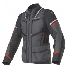 CHAQUETA CLOVER SAVANA-3 WATERPROOF LADY NEGRO GRIS OSCURO