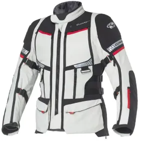 CHAQUETA CLOVER GTS-5 WP GRIS NEGRO ROJO