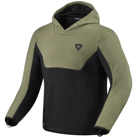 SUDADERA CON CAPUCHA REVIT ANDON NEGRO VERDE