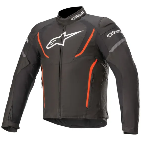 CHAQUETA ALPINESTARS T-JAWS V3 WATERPROOF NEGRO ROJO