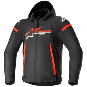 CHAQUETA ALPINESTARS ZACA WATERPROOF NEGRO ROJO BLANCO