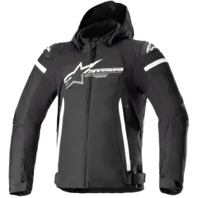 CHAQUETA ALPINESTARS ZACA WATERPROOF NEGRO BLANCO