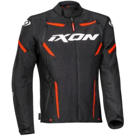 CHAQUETA IXON STRIKER NEGRO BLANCO ROJO