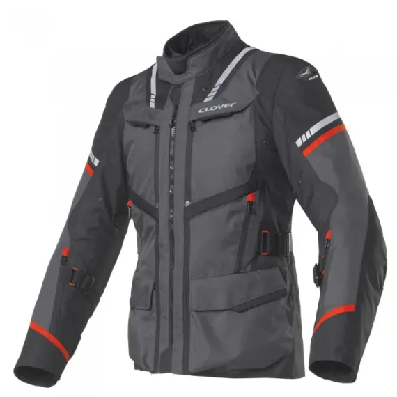 CHAQUETA CLOVER SAVANA-3 WATERPROOF NEGRO GRIS OSCURO