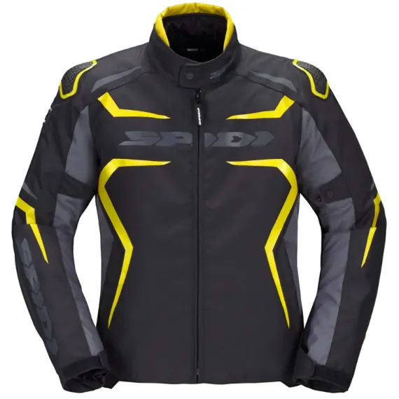 CHAQUETA SPIDI RACE-EVO H2OUT NEGRO AMARILLO FLUOR