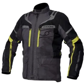 CHAQUETA SPYKE MERIDIAN DRY TECNO NEGRO ANTRACITA AMARILLO FLÚOR