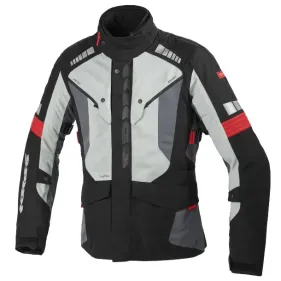 CHAQUETA SPIDI OUTLANDER H2OUT NEGRO GRIS ROJO