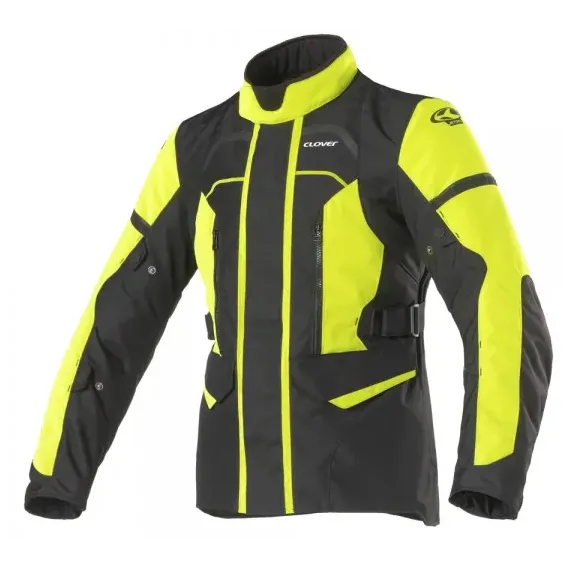 CHAQUETA CLOVER STORM-3 NEGRO AMARILLO FLUOR