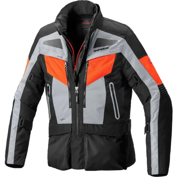 CHAQUETA SPIDI VOYAGER EVO NEGRO ROJO