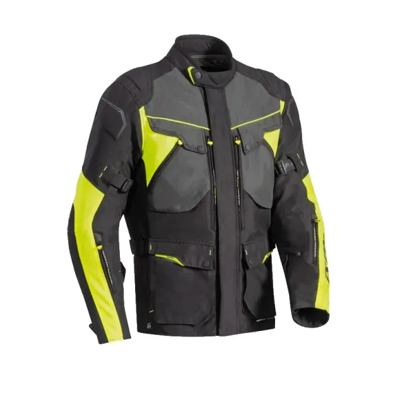 CHAQUETA IXON CROSSTOUR HP NEGRO AMARILLO FLUOR