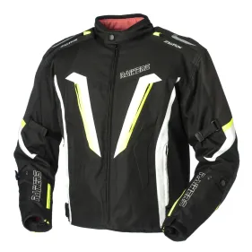 CHAQUETA RAINERS ARAGON NEGRO AMARILLO FLUOR