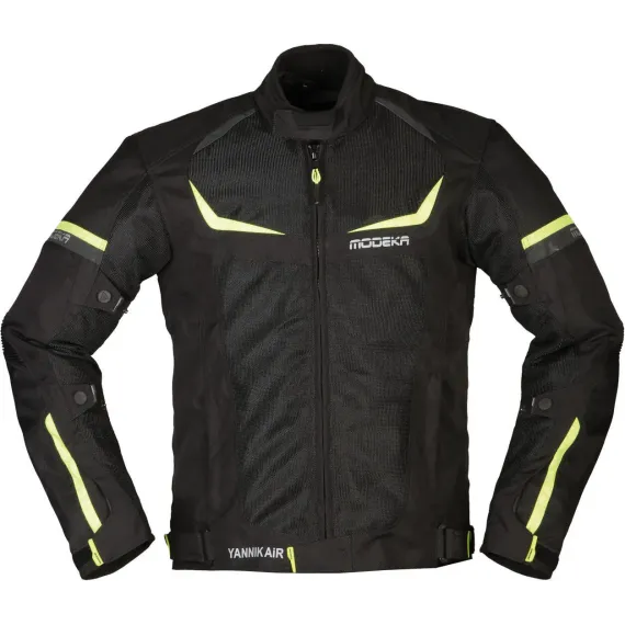 CHAQUETA MODEKA YANNIK AIR NEGRO AMARILLO FLUOR