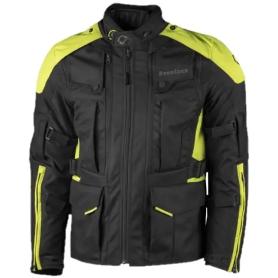 CHAQUETA HEBO TRANS-RALLY NEGRO AMARILLO FLUOR (LIMA)