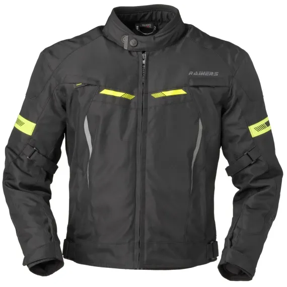 CHAQUETA RAINERS JARAMA PLUS NEGRO AMARILLO FLUOR