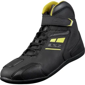 ZAPATILLAS LS2 GARRA LADY NEGRO AMARILLO FLUOR