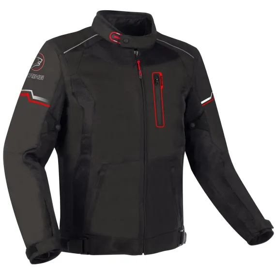 CHAQUETA BERING ASTRO NEGRO ROJO