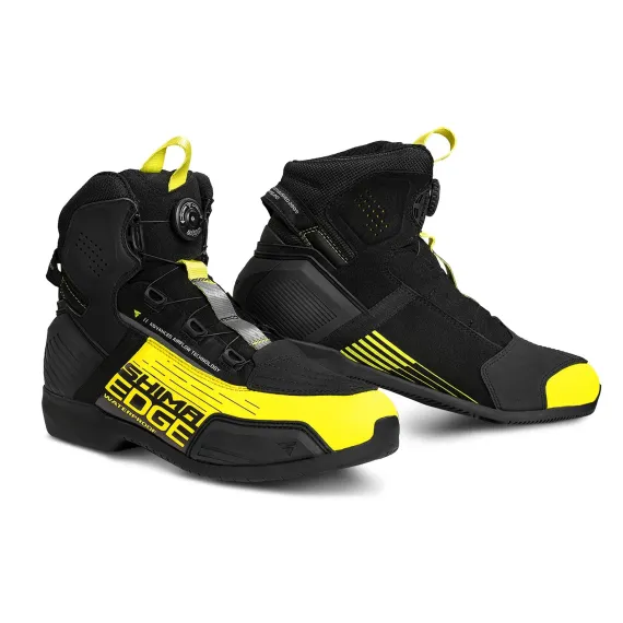 ZAPATILLAS SHIMA EDGE WATERPROOF NEGRO AMARILLO FLUOR