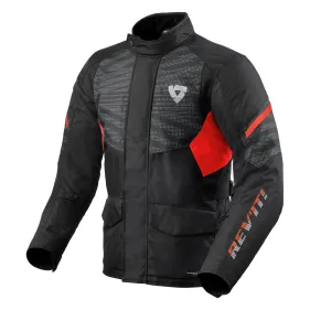 CHAQUETA REVIT DUKE H2O NEGRO ROJO