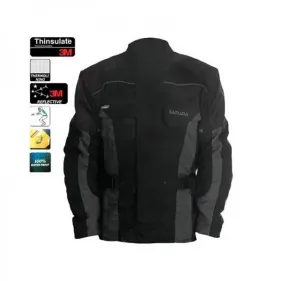 CHAQUETA SAMADA MOTORLAND NEGRA GRIS