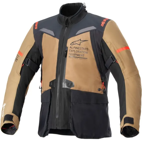 CHAQUETA ALPINESTARS ST-7 2L GORE-TEX MARRON GOBI NEGRO