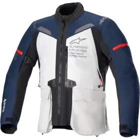 CHAQUETA ALPINESTARS ST-7 2L GORE-TEX GRIS CLARO AZUL OSCURO NEGRO