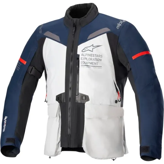 CHAQUETA ALPINESTARS ST-7 2L GORE-TEX GRIS CLARO AZUL...