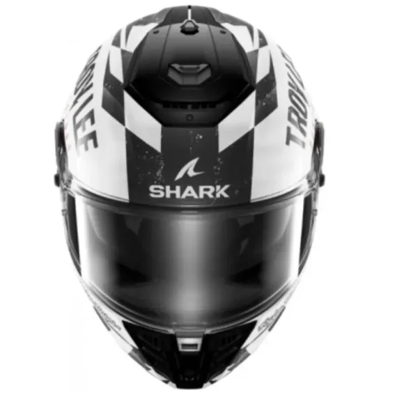 CASCO SHARK SPARTAN RS RACESHOP WKR BLANCO NEGRO ROJO