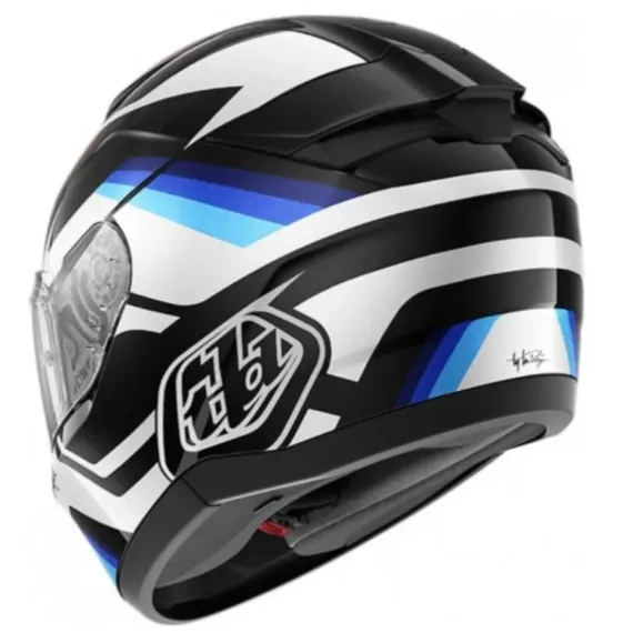 CASCO SHARK RIDILL 2 APEX TROY LEE DESIGNS KWB NEGRO BLANCO AZUL