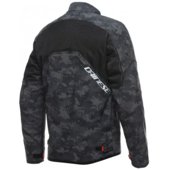 JACKET DAINESE IGNITE AIR TEX GREY CAMOUFLAGE BLACK FLUOR RED