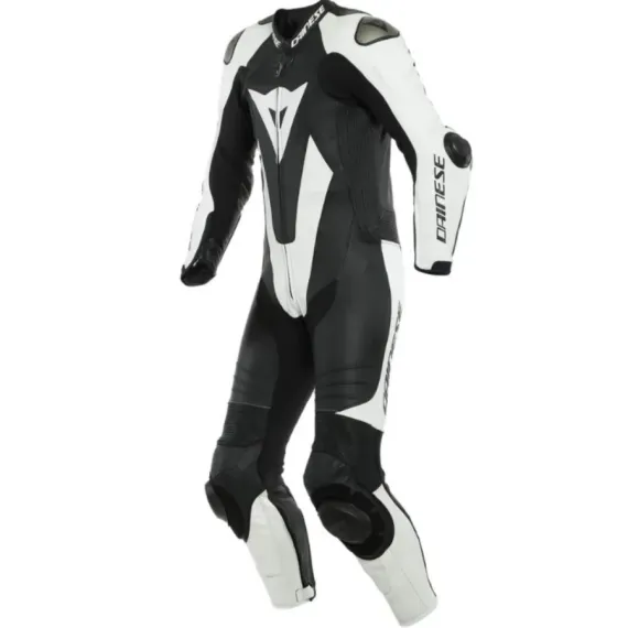 MONO DAINESE LAGUNA SECA 5 PROFESIONAL 1 PIEZA PERFORADO NEGRO BLANCO