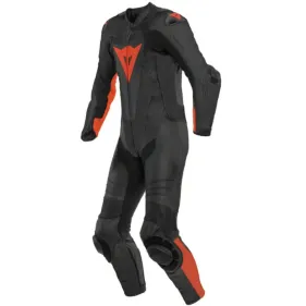 MONO DAINESE LAGUNA SECA 5 PROFESIONAL 1 PIEZA PERFORADO NEGRO ROJO FLUOR