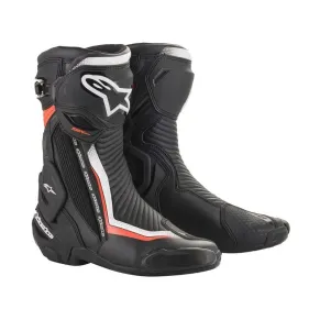 BOTAS ALPINESTARS SMX PLUS V2 NEGRO BLANCO ROJO FLUOR