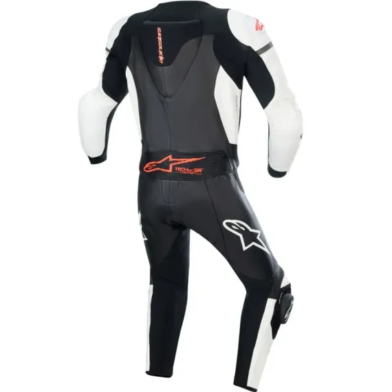 MONO ALPINESTARS GP FORCE LURV 2 PIEZAS DIVISIBLE NEGRO BLANCO ROJO FLUOR